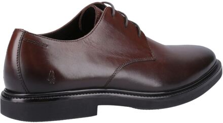 Hush Puppies Kye Leren Herenschoenen Chocolade Veterschoen Chocoladebruin - EU 46 / UK 11