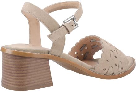 Hush Puppies Lacie Suède Dames Taupe Sandalen - EU 42 / UK 8