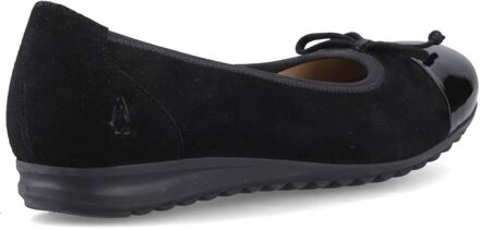 Hush Puppies Laurie Neuskap Leder Damenschoenen Zwart Standaard Ballerina's - EU 40.5 / UK 7