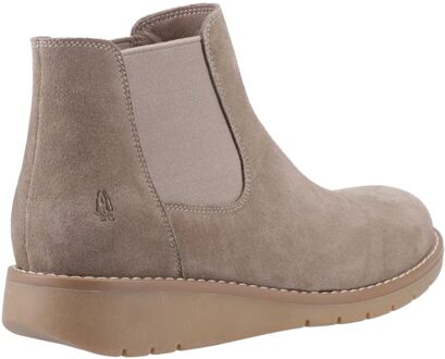 Hush Puppies Leonie Suède Dames Taupe Platte Chelsea Boots - EU 38 / UK 5