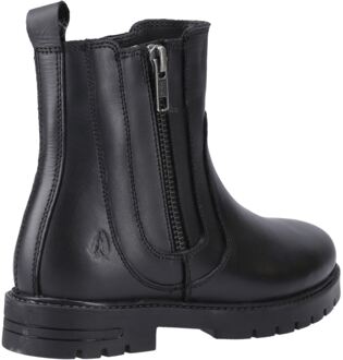 Hush Puppies Liana Leren Meisjes Zwarte Laarzen - EU 40.5 / UK 7