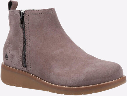 Hush Puppies Libby Suede Dames Laarzen In Muisbruin - EU 36 / UK 3