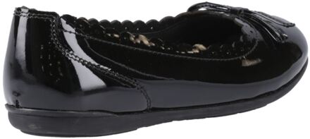 Hush Puppies Lillie Ballerina Patent Leren Zwarte Ballerina's Voor Meisjes