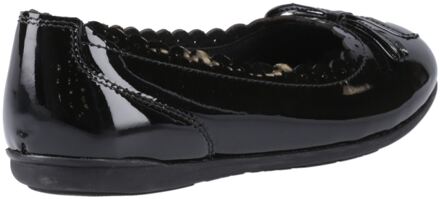 Hush Puppies Lillie Ballerina Patent Leren Zwarte Ballerina's Voor Meisjes