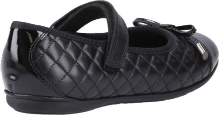 Hush Puppies Lottie Leren Zwarte Ballerina's Voor Meisjes - EU 38 / UK 5