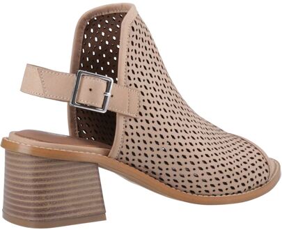 Hush Puppies Louise Geleerd Dames Taupe Sandalen met Hak - EU 42 / UK 8