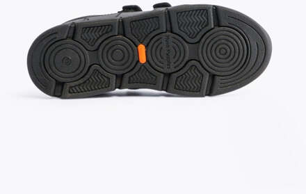 Hush Puppies LUCAS Jongens Leren School Sneakers Zwart - maat EU 33 / UK 1