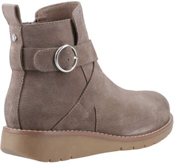 Hush Puppies Lyra Suède Dames Taupe Winter Enkellaarzen - EU 40.5 / UK 7