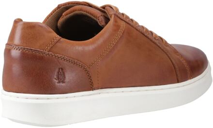 Hush Puppies Madden Heren Sneakers Van Leer In De Kleur Tan - maat EU 44.5 / UK 10 Bruin
