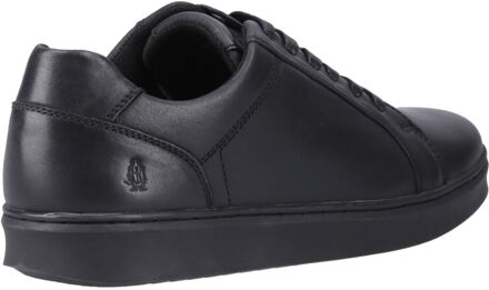 Hush Puppies Madden Leder Heren Zwarte Sneakers - EU 40.5 / UK 7