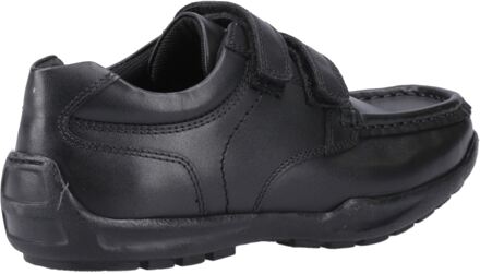 Hush Puppies Maddox Leren Zwarte Schoenen Voor Jongens - EU 33 / UK 1