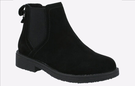 Hush Puppies Maddy MEMORY FOAM Leer Dames Zwart