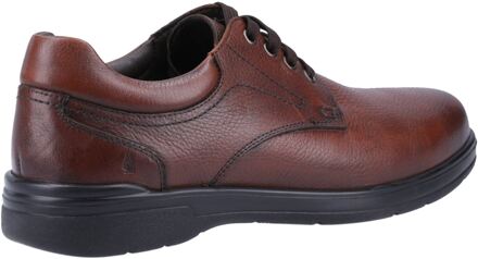 Hush Puppies Marco Leer Heren Bruin Veterschoenen - EU 47.5 / UK 12