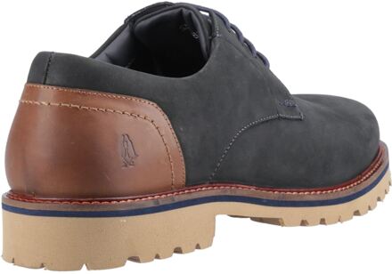 Hush Puppies Marcus Nubuck Heren Navy Veterschoenen - EU 46 / UK 11