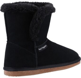 Hush Puppies Meisjes Ashlynn Suede Slippers (Zwart) - EU 17 / UK 1