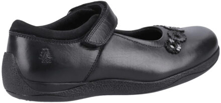 Hush Puppies Meisjes Christina Leren Schoolschoenen (Zwart) - EU 28 / UK 10