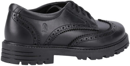 Hush Puppies Meisjes Maxine Leren Schoolschoenen (Zwart) - EU 20 / UK 4