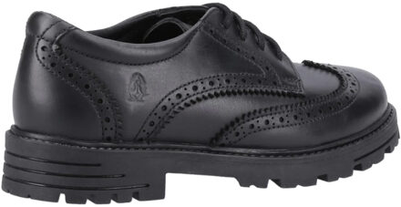 Hush Puppies Meisjes Maxine Leren Schoolschoenen (Zwart) - EU 28 / UK 10