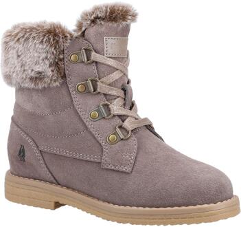 Hush Puppies Meisjes Mini Florence Suede Enkellaarsjes (Grijs) - maat