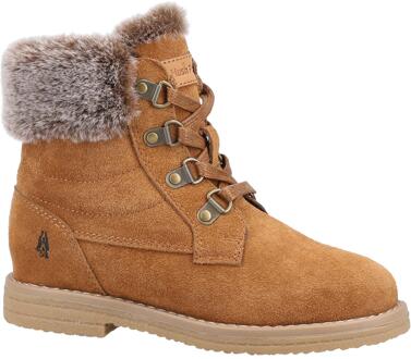 Hush Puppies Meisjes Mini Florence Suede Enkellaarsjes (Tan) Bruin - EU 29 / UK 11