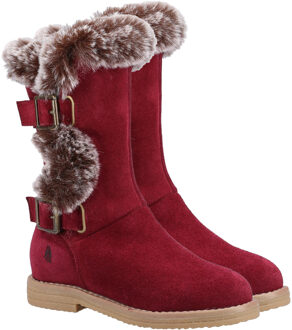 Hush Puppies Meisjes Mini Megan Suede Laarzen (Bourgondië) - maat Bourgogne