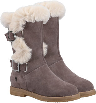 Hush Puppies Meisjes Mini Megan Suede Laarzen (Grijs)