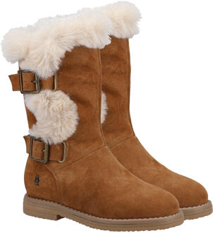 Hush Puppies Meisjes Mini Megan Suede Laarzen (Tan) Bruin