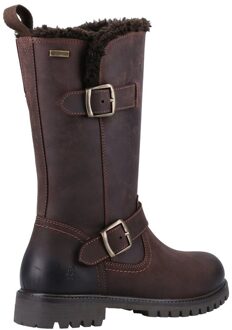 Hush Puppies Meisjes Mini Winnie Leren Laarzen (Bruin) - maat