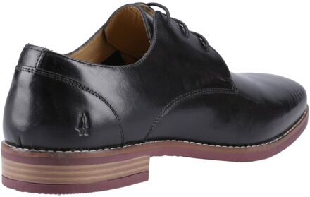 Hush Puppies Mike Leren Heren Zwarte Veterschoenen