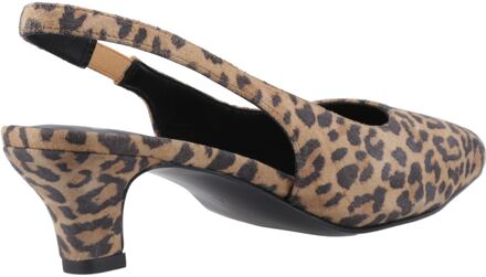 Hush Puppies Nahla Leren Damesluipaard Puntige Slingback Schoenen Bruin - EU 38 / UK 5