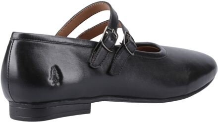 Hush Puppies Nancy Mary Jane Dames Zwarte Leren Schoenen Van Leer - EU 40.5 / UK 7