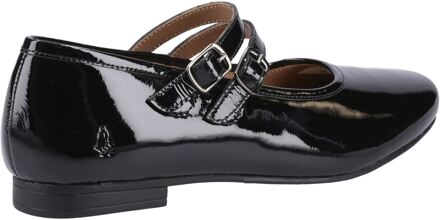 Hush Puppies Nancy Mary Jane Leren Dames Zwarte Ballerina's - EU 40.5 / UK 7