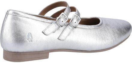 Hush Puppies Nancy Mary Jane Leren Vrouwen Zilveren Ballerina's - EU 37 / UK 4