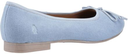 Hush Puppies Naomi Textiel Dames Denim Ballerina's - maat Blauw