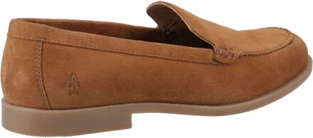 Hush Puppies Natasha Leren Dames Tan Loafers Bruin - EU 40.5 / UK 7