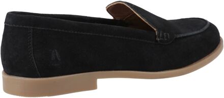 Hush Puppies Natasha Leren Dames Zwarte Instappers