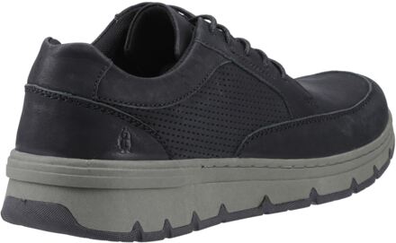 Hush Puppies Nelson Leren Heren Zwarte Veterschoenen - EU 46 / UK 11