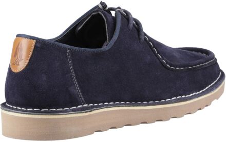 Hush Puppies Otis Suède Heren Marineblauwe Veterschoenen Navy