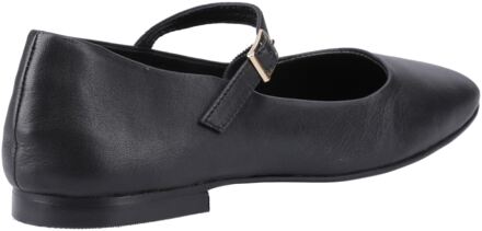 Hush Puppies Pasha Dames Zwart Leren Schoenen