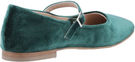 Hush Puppies Pasha Fluwelen Dames Jade Schoenen Groen - EU 38 / UK 5