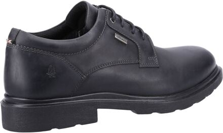Hush Puppies Pearce Leer Heren Zwart Veterschoenen - EU 40.5 / UK 7