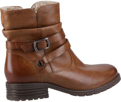 Hush Puppies Piper Leren Dameslaarzen Tan Bruin - EU 36 / UK 3