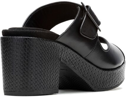 Hush Puppies Poppy Dames Hakken Sandalen Zwart - EU 39/ UK 6