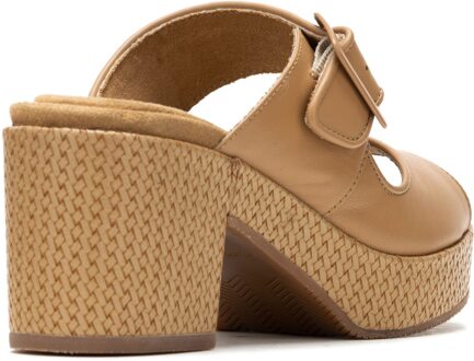 Hush Puppies Poppy Dames Hoge Sandalen Bruin - EU 39/ UK 6