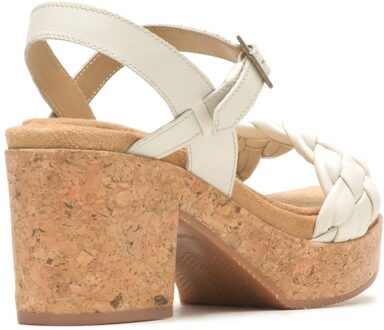 Hush Puppies Poppy Enkelband Dames Hakken Sandalen Wit - EU 38 / UK 5