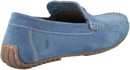 Hush Puppies Ralph Suède Leren Mannen Blauwe Instappers - EU 46 / UK 11