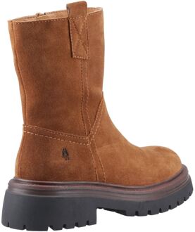 Hush Puppies Rebecca Dames Suède Tan Laarzen - maat Bruin