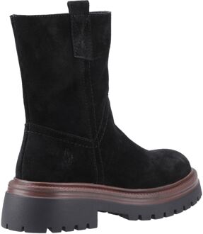 Hush Puppies Rebecca Dames Suède Zwarte Laarzen - EU 38 / UK 5