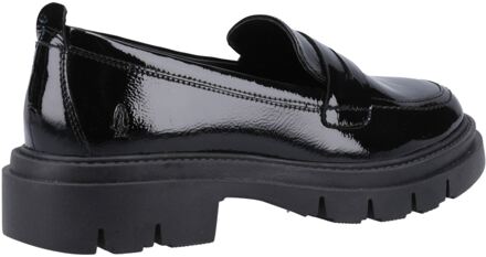 Hush Puppies Reece Leer Vrouwen Zwarte Loafers