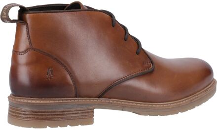 Hush Puppies Ricky Leren Heren Enkellaarzen In Tan Bruin - EU 43 / UK 9